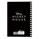 Caderno_Universitário_Mickey_Orelhas_10_Matérias_Capa_Dura_Preto_E_Branco_160_Páginas_Ref.707010216_Culturama