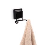 Gancho_Organizador_Para_Banheiro_Plástico_Duplo_Black_Sucção_Quadrada_Ref.2650_Arthi