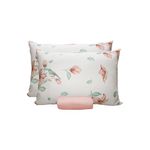 Jogo_Cama_Casal_Doce_Vida_70%_Algodão_Estampa_Mendonza_Rosa_Orquidea_3_Peças_Ref.0310309MDO_Portallar