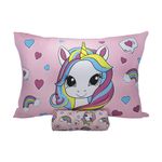Jogo_Cama_Solteiro_Infantil_Joy_70%_Algodão_Estampa_Sweet_Unicorn_2_Peças_Ref.0310495SUC_Portallar
