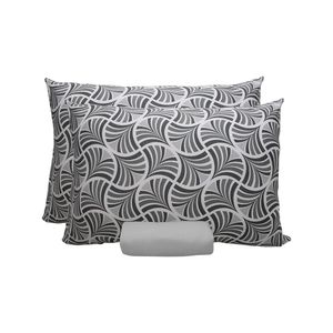 Jogo Cama King Doce Vida 70% Algodão Estampa La Plata Cinza Frio 3 Peças 0310311LPT - Portallar