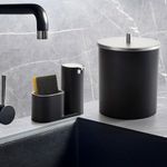 Dispenser_Para_Detergente_E_Bucha_Aço_Preto_Ref.8880_Arthi