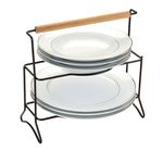 Suporte_Para_Pratos_Aço_Duplo_Black_Eco_Design_Ref.458_Arthi