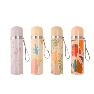 Garrafa Térmica Aço Inox Estampa Sortida 420ml F5084 - Flashgoods