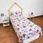 Jogo_Cama_Solteiro_Infantil_100%_Algodão_Estampa_Spider_Man_3_Peças_Ref.05997601_Lepper