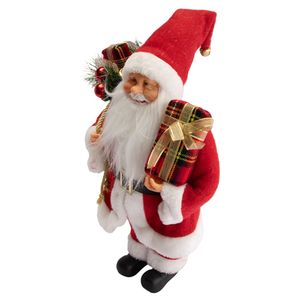 Papai Noel com Saco de Presentes 43x26x14cm LM3387NTL - honeyhome