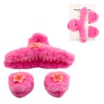 Kit_3_Presilhas_Para_Cabelo_de_Pluma_Sortida_Poliéster,_Plástico_Ps_Ref.LM4239_honeyhome