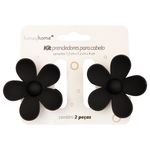Kit_2_Prendedores_de_Cabelo_Flores_Sortido_Plástico_Ps_7,2x7,2x4cm_Ref.LM4142_honeyhome