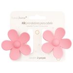 Kit_2_Prendedores_de_Cabelo_Flores_Sortido_Plástico_Ps_7,2x7,2x4cm_Ref.LM4142_honeyhome