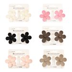 Kit_2_Prendedores_de_Cabelo_Flores_Sortido_Plástico_Ps_7,2x7,2x4cm_Ref.LM4142_honeyhome