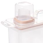 Pote_Trava_Mais_Com_Dispenser_Para_Direcionar_E_Dosar_Plástico_Bege_Madeira_3_Litros_Ref.18068_Plasútil