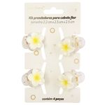 Kit_4_Mini_Presilhas_Flor_Sortidas_Plástico_2,2x2,5x2,5cm_Ref.LM4242_honeyhome