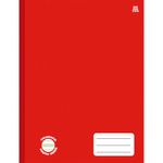 Caderno_Caligrafia_Brochura_Vermelho_48_Folhas_Ref.10989_Animativa