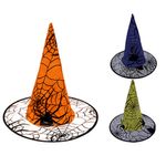 Chapéu_Bruxa_Halloween_Teia_de_Aranha_Poliéster_Sortido_38x36cm_Ref.H012_Silver_Plastic