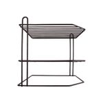 Organizador_Cozinha_Armário_Bela_Casa_Desmontável_3_Níveis_Ferro_Preto_22x22x19,5cm_Ref.LM3346BEL_honeyhome