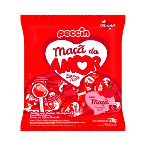 Pirulito Maçã do Amor 120g 3834 - peccin