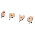 Kit_Ganchos_4_Peças_Love_Ambiente_Plástico_Pp_Aço_Inox_Marrom_4x7x2cm_Ref.LM3476AMB_honeyhome