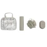 Kit_Higiene_4_Peças_Necessaire_20x16x7cm_Saboneteira_11x7x4cm_Esponja_10cm_Estojo_Com_Pente_Ref.LM4047_honeyhome