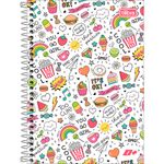 Caderno_Espiral_Capa_Dura_1/4_D+_Feminino_200_Folhas_Ref.390461_Tilibra