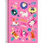 Caderno_Espiral_Capa_Dura_1/4_D+_Feminino_200_Folhas_Ref.390461_Tilibra