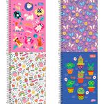 Caderno_Espiral_Capa_Dura_1/4_D+_Feminino_200_Folhas_Ref.390461_Tilibra