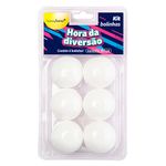 Kit_6_Bolinhas_Para_Tênis_de_Mesa_Sortidas_Hora_da_Diversão_Plástico_Pc_4x4x4cm_Ref.LM4193_honeyhome