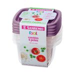 Conjunto_4_Potes_Plástico_360ml_Sortido_Ref.SR1224C_Sanremo