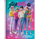 Caderno_Universitário_Guerreiras_do_Kpop_10_Materias_160_Folhas_Ref.399698_Tilibra