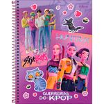 Caderno_Universitário_Guerreiras_do_Kpop_80_Folhas_Ref.399728_Tilibra