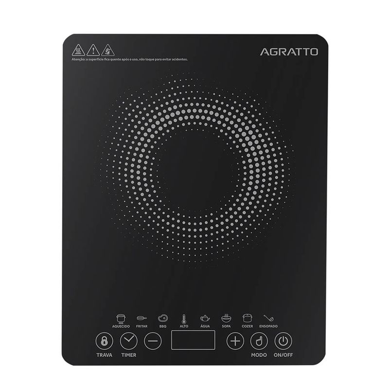 Cooktop_de_Indução_ACKI01I01_Preto_1_Boca_1200w_127v_Ref.14464_Agratto