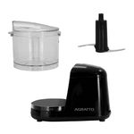 Miniprocessador_Elétrico_AMPR01I02_Preto_350ml_100w_220v_Ref.15739_Agratto