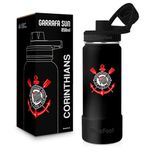 Garrafa_Térmica_Sun_850ml_Bebidas_Frias_24h/_Quentes_12h_Base_Silicone_Premium_Corinthians_Ref.14194_Brasfoot