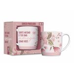 Caneca_de_Porcelana_Urban_300ml_Estampa_Floral_Amiga_Como_Você_Ref.14705_Brasfoot