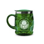 Caneca_Plástica_Master_Com_Tampa_450ml_Times_Palmeiras_Verde_Acabamento_Interno_Inox_Ref.14798_Brasfoot