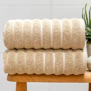 Toalha Rosto Jacquard Wave Bege 50x70cm 70065900080002 - Corttex