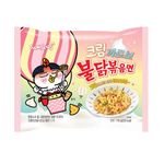 Macarrão_Instantâneo_Frango_Super_Picante_Creme_Carbonara_Multi_140g_Ref.LAM00237_Samyang