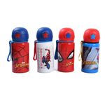 Garrafa_Infantil_com_Canudo_500ml_DIS083_Spider-Man_-_Disney