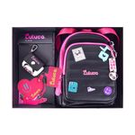 Kit_Escolar_Luluca_Preto_Detalhes_Rosa_5_Peças_LU24685_-_Clio