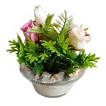 Mini_Vaso_Bowl_Vidro_com_Flor_ou_Planta_Artificial_Sortida_Ref.DF224_Dila_Flores