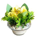 Mini_Vaso_Bowl_Vidro_com_Flor_ou_Planta_Artificial_Sortida_Ref.DF224_Dila_Flores