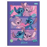 Caderno_Brochura_1/4_Capa_Dura_Stitch_Sortido_80_Folhas_Ref.4065661_Foroni