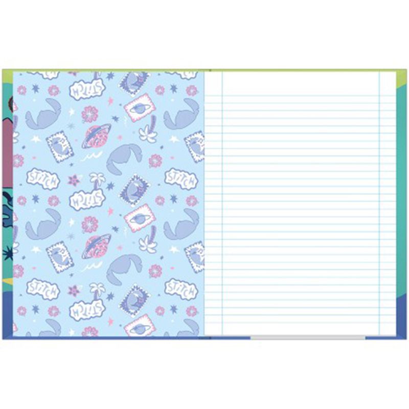 Caderno_Brochura_1/4_Capa_Dura_Stitch_Sortido_80_Folhas_Ref.4065661_Foroni