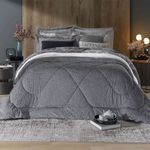Edredom_Queen__Plush_Peles_100%_Poliéster_Cinza_Cromo_235x260cm_Ref.ED05102202_Hedrons
