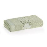 Toalha_Banho_Yuna_40209/30_Matcha_E_Branco_70x135cm_Ref.3444262_Karsten