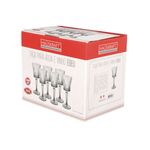 Conjunto_6_Taças_Para_Água/_Vinho_Egeu_Vidro_Cinza_Com_Filete_Dourado_260ml_Ref.TCVN023CZ_Hauskraft