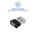 Combo_Sem_Fio_CS13000_USB_3bot_1600DPI_Ajustavel_Ref.TC250_Multilaser