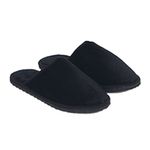 Pantufa_Unissex_Tamanho_35/44_Eva_E_Poliéster_Preta_Sortida_Ref.SN1002_Stuf