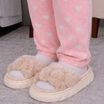 Pantufa_Feminina_Nuvem_Liso_Com_Detalhe_Pelúcia_Sortido_Solado_Em_Eva_Tamanhos_35_Ao_42_Ref.SI0230_Stuf