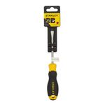 Chave_Emborrachada_Cushiongrip_Fenda_Plana_Com_Ponta_Imantada_1/4x4"_Ref.STMT60826840_Stanley