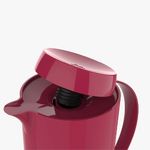 Garrafa_Térmica_Sonetto_Ampola_Vidro_Tampa_Rosca_Plástico_Vermelha_1l_Ref.9000000317_Soprano